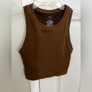 Klassy Network Ribbed Crop top